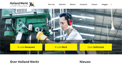 Desktop Screenshot of hollandwerkt.com