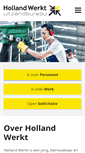 Mobile Screenshot of hollandwerkt.com